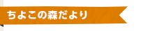 ちよこの森だより
